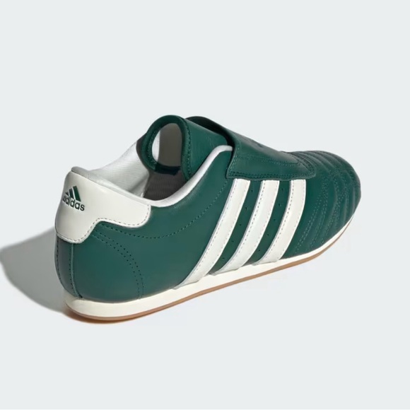adidas Women's Forest Green and Cream Sneakers - Picture 5 of 5